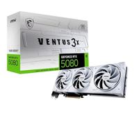 MSI VENTUS GEFORCE RTX 5080 16G 3X OC WHITE carte graphique NVIDIA 16 Go GDDR7