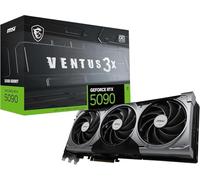 MSI NVIDIA GeForce RTX 5090 32G Ventus 3X OC Carte Graphique Gaming GDDR7 512 Bits, Fréquence Boost jusqu'à 2452 MHz, PCIe Gen 5, DLSS 4, DP 2.1 x 3, HDMI 2.1 x 1, ATX