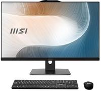 MSI Ordinateur de Bureau Moderne AM272P AIO : 27" FHD, Intel Core 5-120U, 16 Go de mémoire, SSD M.2 NVMe 1 to, WiFi 6E, BT 5.3, Windows 11 Pro : Noir 1M-821US