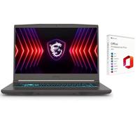 MSI Ordinateur portable de jeu fin 15,6 po FHD 144 Hz | Intel Core i5-13420H (Beat i7-12650H) | NVIDIA GeForce RTX 4060 | Rétroéclairé | Gris | 16 Go de RAM | SSD 512 Go | Windows 11 Home | Ensemble