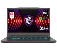msi Ordinateur portable de jeu fin A15 de 15,6", 32 Go DDR5, 1 To SSD, écran Full HD, NVIDIA GeForce RTX 4050, AMD Ryzen 5 7535HS, Wi-Fi 6, clavier rétroéclairé, webcam, Bluetooth, Windows 11 Pro