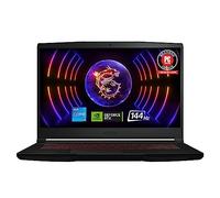 MSI Ordinateur portable de jeu mince GF63 : Intel Core i5-12450H GeForce RTX 2050, 15,6 po FHD, 144 Hz, 8 Go DDR4, 512 Go NVMe SSD, USB 3.2 Gen 1, Cooler Boost 5, Win 11 Home : noir 12UCX-484US