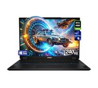 MSI Ordinateur portable de jeu Stealth 18 AI Studio, Intel Ultra 9-185H, 32 Go de RAM DDR5, 2 To PCle SSD, 18" QHD+ (2560 x 1600) 240 Hz, Nvidia G-Force RTX 4080, clavier rétroéclairé, W11 Pro