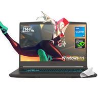 MSI Ordinateur portable de jeu Thin 15, 15,6 po FHD Thin Bezel IPS 144 Hz, Intel Octa-core i5-13420H (Beats i7-11800H), GeForce RTX 4050, USB-C, Windows 11, avec tapis de souris (64 Go de RAM | SSD