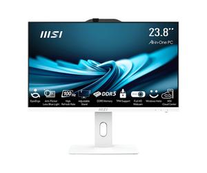 MSI Pro AP242P 14M-629IT Intel® Core™ i5 i5-14400 60,5 cm (23.8 ) 1920 x 1080 pixels PC All-in-One 8 Go DDR5-SDRAM 512 Go SSD Windows 11 Pro Wi-Fi 6E (802.11ax) Blanc