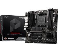 MSI Pro B550M-VC Carte mère WiFi ProSeries AMD AM4, DDR4, PCIe 4.0, SATA 6 Go/s, M.2, USB 3.2 Gen 2, HDMI/DP, Wi-FI, mATX