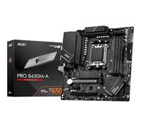 MSI Pro B650M-A Carte mère, Micro-ATX, Prend en Charge Les processeurs AMD Ryzen 9000/8000/7000, AM5 - DDR5 Memory Boost 6000+MHz/OC, 2 x PCIe 4.0 x16, 2 x M.2 Gen4, 2.5G LAN