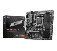 MSI Pro B650M-P V1 Carte mère, Micro-ATX - Prend en Charge Les processeurs AMD Ryzen 9000/8000/7000, AM5 - DDR5 Memory Boost 6000+MHz/OC, 1 x PCIe 4.0 x16, 2 x M.2 Gen4, 2.5G LAN