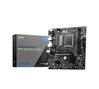 MSI PRO B660M-B DDR4 Carte Mère, Micro-ATX - Pour Processeurs Intel Core 12è Gén, LGA 1700 - DDR4 Memory Boost 4600+MHz/OC, Slot PCIe 4.0 x16, 1 x Slot M.2 Gen4, LAN 2.5G