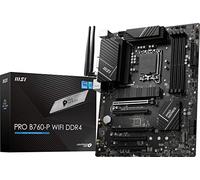 MSI PRO B760-P WIFI DDR4 - Carte-mère - ATX - Socket LGA1700 - B760 Chipset - USB 3.2 Gen 2, USB 3.2 Gen 1, USB-C 3.2 Gen2, USB-C 3.2 Gen 1 - 2.5 Gigabit LAN, Wi-Fi 6E, Bluetooth - audio HD (8 canaux)