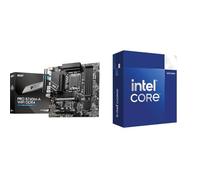 MSI Pro B760M-A WiFi DDR4 Carte Mère + Intel® Core™ i5-14400, processeur pour PC de Bureau, 10 cœurs