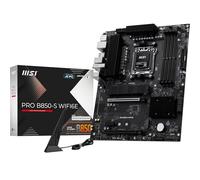 MSI Pro B850-S WIFI6E Carte mère, ATX - Prend en Charge Les processeurs AMD Ryzen 9000/8000/7000, AM5 - DDR5 Memory Boost (8200+ MT/s OC), PCIe 4.0 x16, M.2 Gen5, Wi-FI 6E, 2.5G LAN