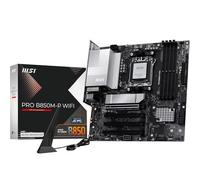 MSI Pro B850M-P WiFi Carte mère, Micro ATX - pour processeurs AMD Ryzen 9000/8000 / 7000, AM5 - DDR5 Memory Boost 8200+MT/s (OC), PCIe 5.0 x16 & 4.0 x16, M.2 Gen5, Wi-FI 7, 5G LAN