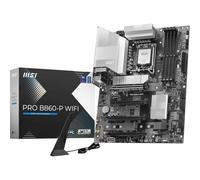 MSI Carte mère Pro B860-P WiFi ATX LGA1851 DDR5 8600+ MT/s OC PCIe5 M.2 Gen5 Wi‑Fi 7 5G LAN