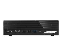 MSI PRO DP21 14M 889EU - SFF Core i5 i5-14400 / jusqu'à 4.7 GHz - RAM 16 Go - SSD 512 Go - NVMe - UHD Graphics 730 - Gigabit Ethernet, IEEE 802.11ax (Wi-Fi 6E), Bluetooth 5.3 - Win 11 Pro - moniteur :