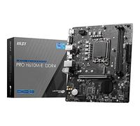 MSI Pro H610M-E DDR4 Carte mère Micro-ATX, LGA 1700 | Pour Intel Core 14e, 13e et 12e gén., DDR4 Memory Boost 3200MHz/MAX, PCIe 4.0 x16, M.2 Gen3