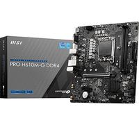 MSI Pro H610M-G Carte mère DDR4 V1 (Intel Core 12e/13e/14e génération, Socket LGA 1700, DDR4, PCIe 4, SATA 6 Go/s, LAN 1 Gbit/s, emplacements M.2, USB 3.2, mATX)