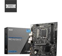 MSI PRO H610M-G - Carte mère - micro ATX - LGA1700-Sockel - Chipsatz H610 - USB 3.2 Gen 1 - Gigabit LAN - Graphique intégré (CPU erforderlich)