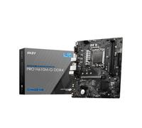 MSI Pro H610M-G DDR4 Carte Mère, Micro-ATX - pour Processeurs Intel Core 12è Gén, LGA 1700-2 x DIMM (3200MHz), 1 x Slot PCIe 4.0 x16, 1 x M.2 Gen3, LAN Intel 1G, HDMI 2.1, DP 1.4 & VGA