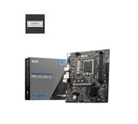 MSI PRO H610M-G ProSeries Carte mère (prend en charge les processeurs Intel 14e/13e/12e génération, LGA 1700, DDR5, PCIe 4, LAN 1 Gbit/s, M.2, SATA 6G, USB 3.2 Gen1, mATX)