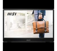 MSI PRO MP161 E2U Moniteur Portable 15.6" LED Full HD (1920x1080) IPS, 4ms, 250cd/m², USB Type-C, mini-HDMI, Haut-parleurs intégrés, Support 180°