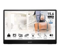 MSI Pro MP161 E2 Moniteur portable Noir 39,6 cm (15.6") LED 1920 x 1080 pixels