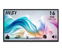 MSI PRO MP165 E6 téléviseur et moniteur portables Moniteur portable Noir 39,6 cm (15.6") LED 1920 x 1080 pixels