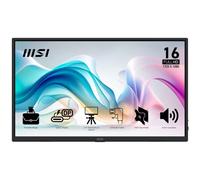 MSI PRO MP165 E6 téléviseur et moniteur portables Moniteur portable Noir 39,6 cm (15.6") LED 1920 x 1080 pixels