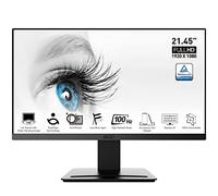 MSI Pro MP223 Écran Bureautique 21,45" Full HD - Dalle VA 1920x1080, 100Hz, Confort Oculaire, Montage VESA, Display Kit - HDMI 1.4b, D-Sub/VGA