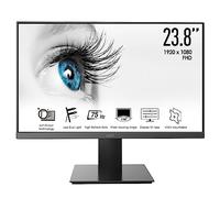 MSI Pro MP241X Écran 24" Full HD 1080p, taux de rafraîchissement de 75 Hz, écran Anti-Reflets, Moins de lumière Bleue, Montage VESA, HDMI et VGA