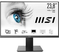 MSI Pro MP241X Écran Bureautique 23,8" FHD - Dalle VA, 1920x1080, 75Hz, Confort Oculaire, Contraste 3000:1, HDMI 1.4b, D-sub/VGA - Noir
