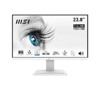 MSI Pro MP243XW Écran Bureautique 23.8" Full HD - Dalle IPS 1920x1080, 100Hz, Confort Oculaire, Montage VESA, Haut-Parleurs Intégrés, Display Kit - HDMI 1.4b, DisplayPort 1.2a