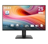 MSI Pro MP251 E2 Moniteur de Bureau de Jeu IPS 24,5" 1920 x 1080 (FHD), 120 Hz, synchronisation adaptative, prêt HDR, HDMI, Port VGA, Port d'affichage, Montage VESA, inclinable, Haut-Parleur, 1 ms,