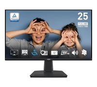 MSI Pro MP251 Écran bureautique 24,5 Pouces Full HD - Dalle IPS 1920 x 1080, 100 Hz, Confort visuel, Haut-parleurs intégrés, réglable en Inclinaison - HDMI 1.4b, D-Sub (VGA)