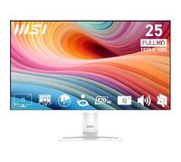 MSI PRO MP251W E2 Écran bureautique 24,5 pouces Full HD - Dalle IPS 1920 x 1080, cadre fin sur les 4 côtés, 120 Hz, confort visuel, haut-parleurs intégrés, réglable en inclinaison - HDMI 2.0b, DP 1.4,