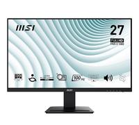MSI Pro MP273A Écran Bureautique 27" Full HD - Dalle IPS 1920x1080, 100Hz, Confort Oculaire, Montage VESA, Haut-Parleurs Intégrés, Display Kit - HDMI 1.4b, DisplayPort 1.2a, D-Sub/VGA