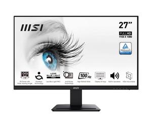 MSI Pro MP273A écran plat de PC 68,6 cm (27 ) 1920 x 1080 pixels Full HD LED Noir
