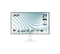 MSI Pro MP273AWDE - Écran LCD 27" Full HD (1920x1080) IPS, 4ms GTG/1ms MPRT, 100Hz, FreeSync, HDMI 1.4b, DisplayPort 1.2a, Blanc