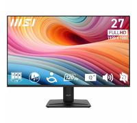 MSI Pro MP275 E2 Écran bureautique 27'' Full HD- Dalle IPS 1920 x 1080, sans Bordure, 120 Hz, Respectueux des Yeux, Built-in Speakers, Tilt-Adjustable - HDMI 2.0, DP (1.2a), D-Sub (VGA)