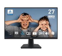 MSI "Pro MP275QDE écran plat de PC 68,6 cm (27"") 2560 x 1440 pixels Wide Quad HD LCD Noir Moniteur " , EEC: F