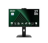 MSI Moniteur de bureau Pro MP275QPDGDE – 27" QHD IPS 100 Hz USB-C PD98W HDMI/DP Webcam