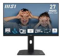MSI PRO MP275QPG - Écran LED - 27" - 2560 x 1440 WQHD @ 100 Hz - IPS - 300 cd/m² - 1300:1 - 1 ms - 2xHDMI, DisplayPort - haut-parleurs G
