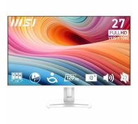 MSI Pro MP275W E2 Moniteur de Bureau FHD 27" - Panneau IPS 1920 x 1080, sans Cadre à 4 côtés, taux de rafraîchissement de 120 Hz, écran agréable pour Les Yeux, Haut-parleurs intégrés, Inclinaison