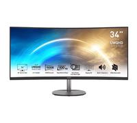 MSI Pro MP341CQ écran plat de PC 86,4 cm (34") 3440 x 1440 pixels UltraWide Quad HD Noir