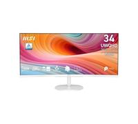 MSI Pro MP341CQW E12 Écran PC 34 UltraWide Quad HD 21:9 VA 4 ms 120 Hz Blanc