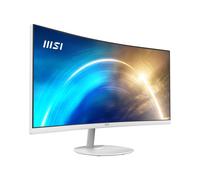 MSI Pro MP341CQW - Écran PC 34" UltraWide Quad HD (3440x1440) VA 100Hz 1500R, 300cd/m², 2xHDMI 2.0b, DP 1.2a, AMD FreeSync, Blanc