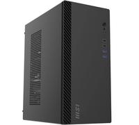 MSI Pro Shield M100P - Boîtier PC Moyen-Tour - Compatible ATX, Ventilateur arrière 80 mm - Noir