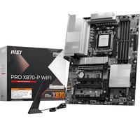 MSI PRO X870-P Carte mère WiFi V1 ProSeries Processeurs AMD Ryzen 9000/8000/7000, AM5, DDR5, PCIe 5.0, M.2 Gen5, SATA 6 Go/s, USB 40 Gbit/s, HDMI/DP, Wi-Fi 7, Bluetooth 5.4, LAN 5 Gbit/s, ATX