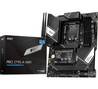 MSI PRO Z790-A Carte mère WiFi ProSeries (prend en charge les processeurs Intel 12e/13e génération, LGA 1700, DDR5, PCIe 5.0, M.2, LAN 2,5 Gbit/s, USB 3.2 Gen2, Wi-Fi 6E, ATX)