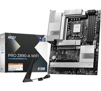 MSI PRO Z890-A Carte mère WiFi ProSeries (prend en charge les processeurs Intel Core Ultra Series 2, LGA 1851, DDR5, PCIe 5.0, M.2, SATA, 5 Gbps LAN, USB Type-C, Wi-Fi 7, Bluetooth 5.4, Thunderbolt 4,